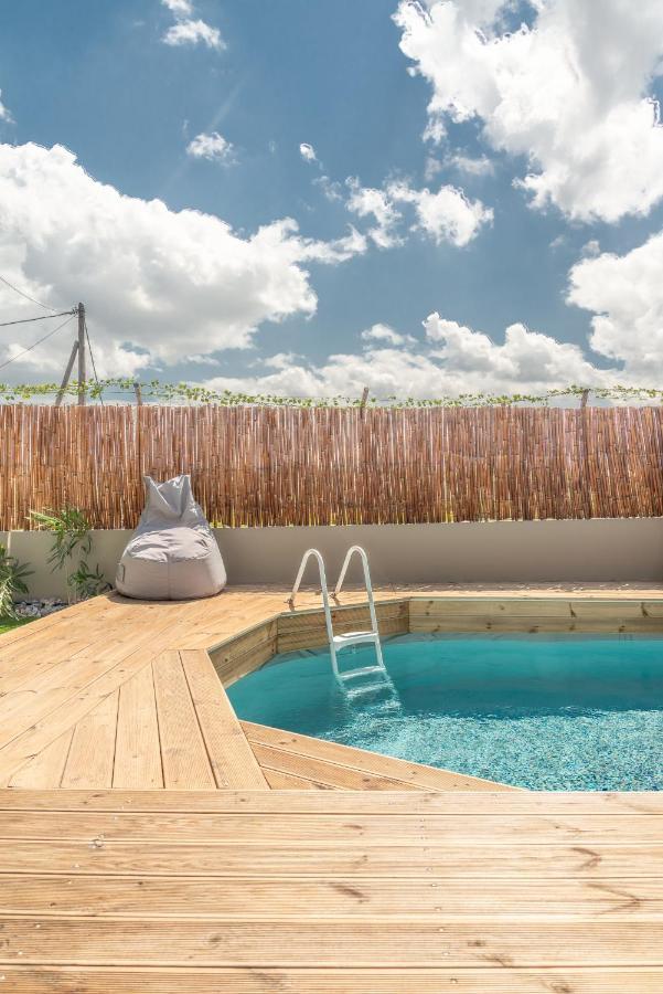 Modern House With Pool Near Beach Gazi Esterno foto