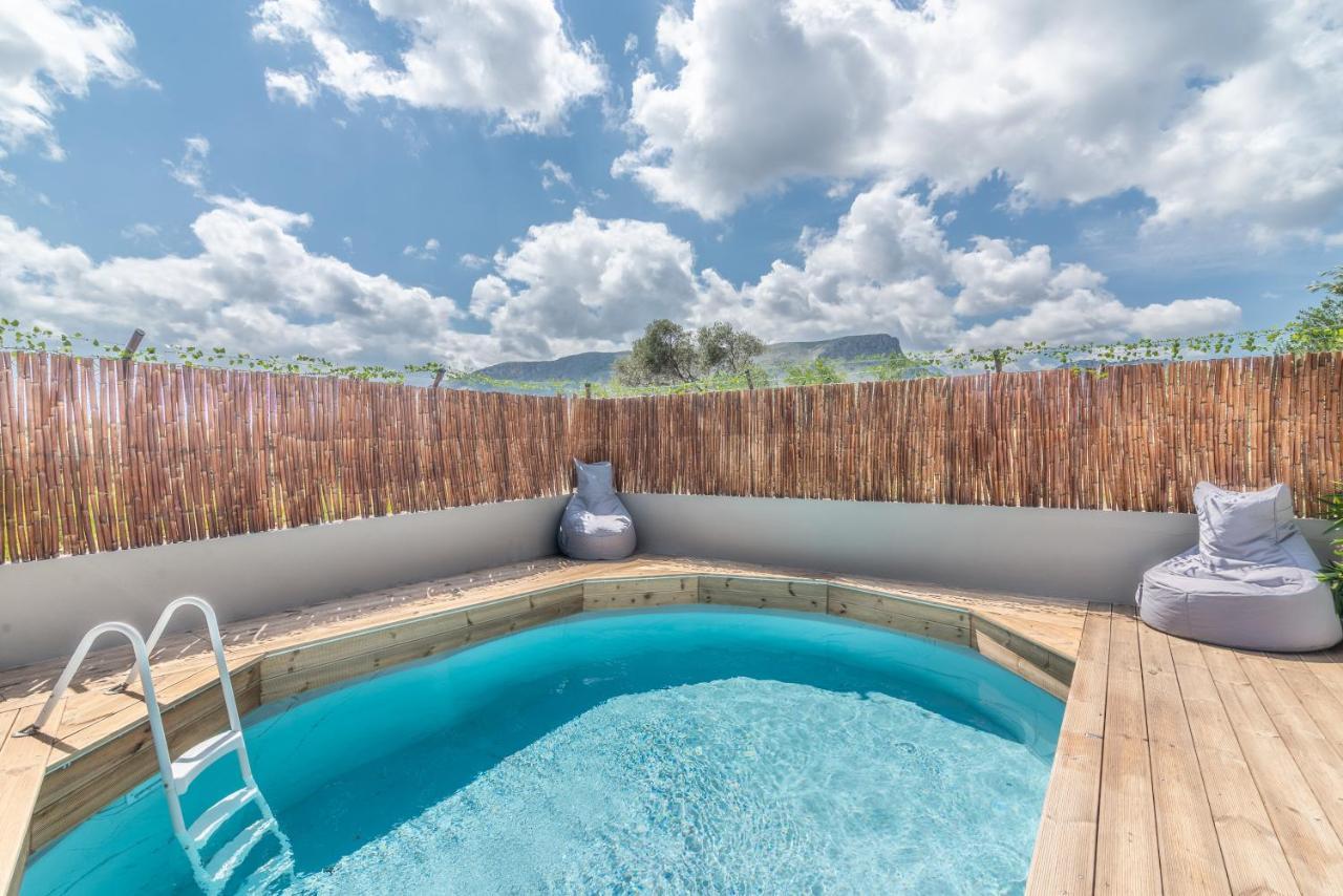 Modern House With Pool Near Beach Gazi Esterno foto