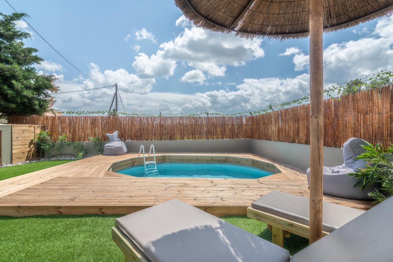 Modern House With Pool Near Beach Gazi Esterno foto